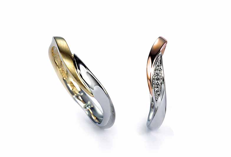 【富山市】結婚指輪に使われる「コンビ素材」の魅力